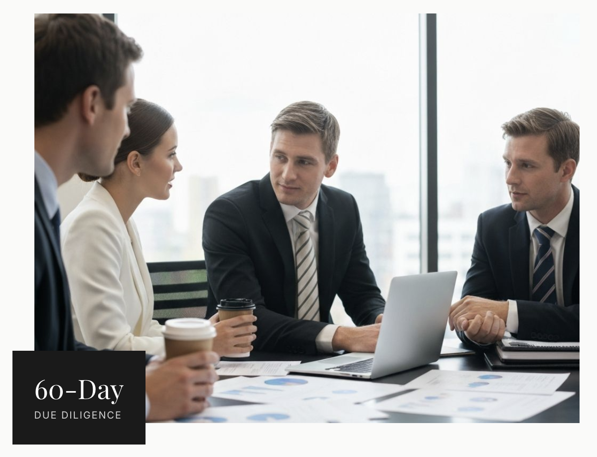Business professionals in a meeting